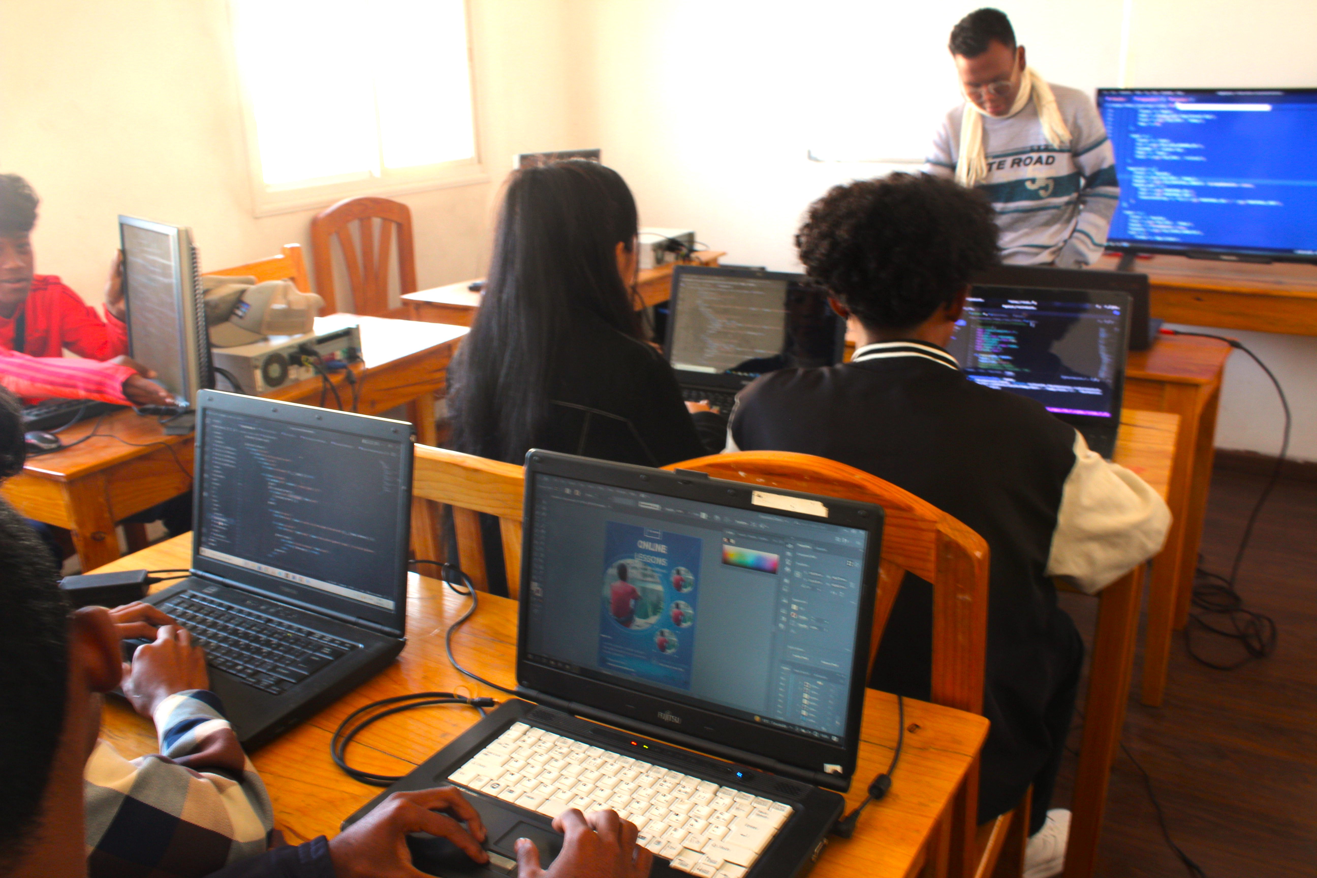 Étudiants en formation